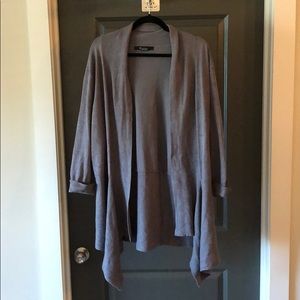 Gray 3/4 Sleeve Cardigan